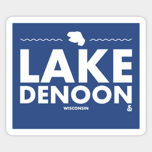 Racine County, Waukesha County, Wisconsin - Lake Denoon Magnet